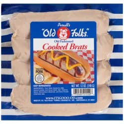 Purnell's "Old Folks" Old Fashioned Cooked Brats, 12 oz