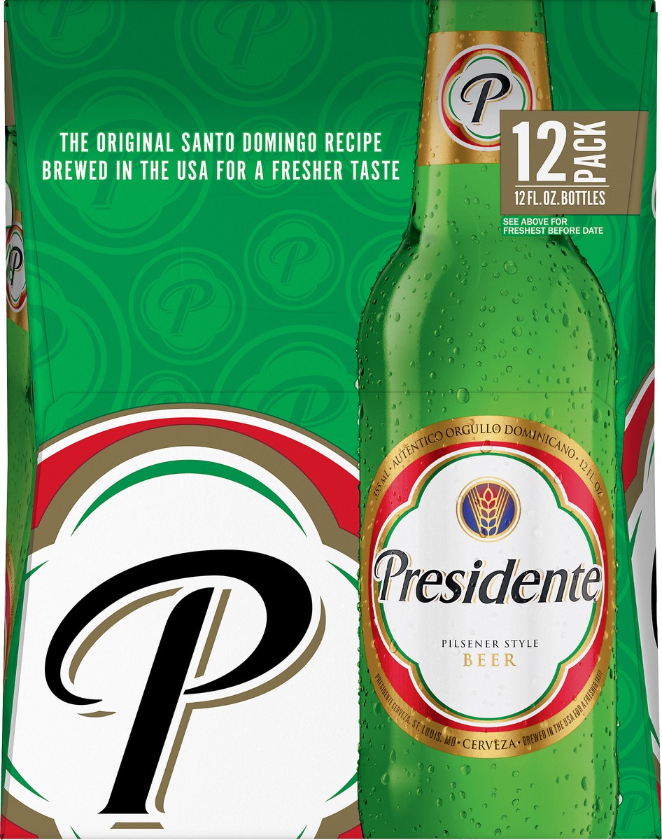 slide 5 of 9, Presidente Pilsener Style Beer 12 ea, 12 ct