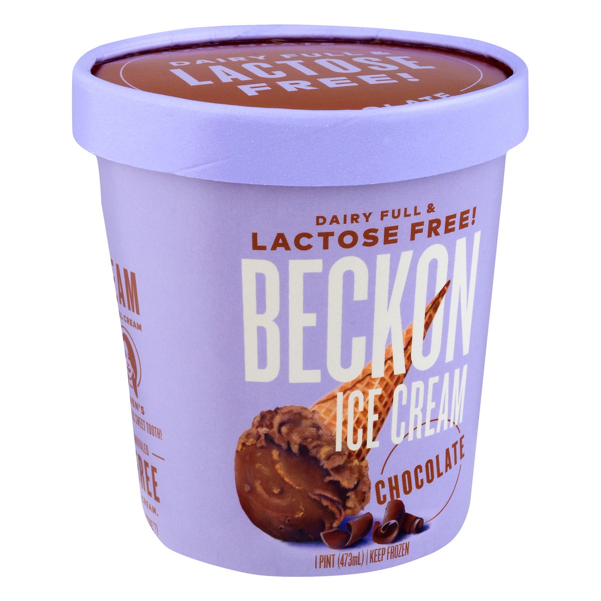 slide 2 of 9, Beckon Lactose Free Chocolate Ice Cream 1 pt, 1 pint