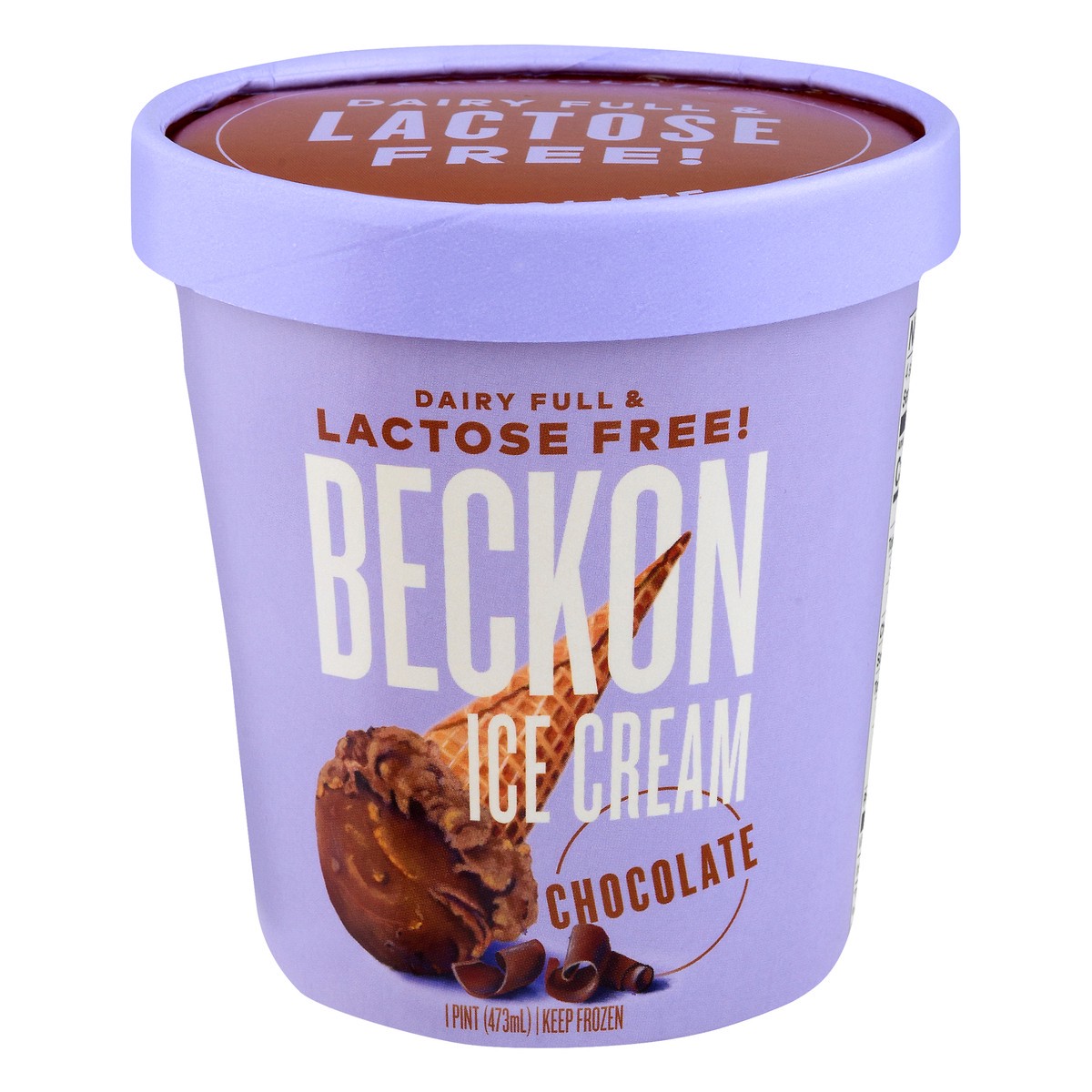 slide 1 of 9, Beckon Lactose Free Chocolate Ice Cream 1 pt, 1 pint