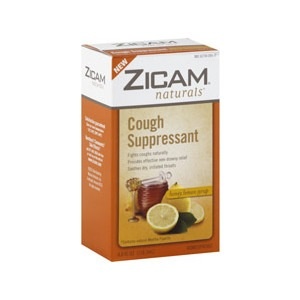 slide 1 of 1, Zicam Naturals Cough Suppressant Honey Lemon Syrup, 4 fl oz; 118.3 ml