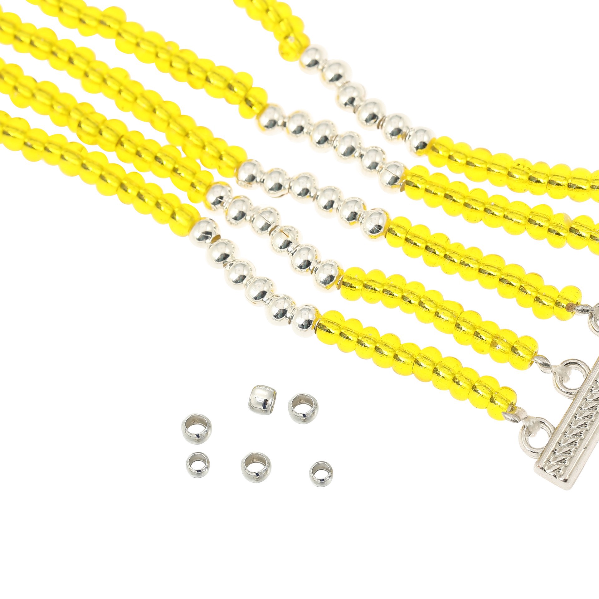 slide 2 of 3, 2mm Assorted Colors Metal Crimp Beads, 600ct. By Bead Landing, 2mm