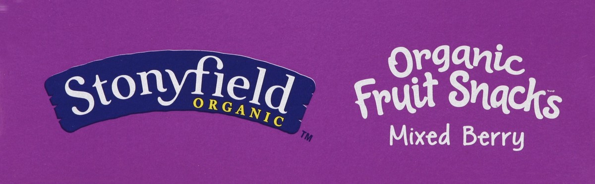 slide 4 of 5, Stonyfield Organic Fruit Snacks - Mixed Berry, 6 ct; 0.8 oz