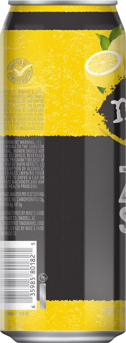 slide 6 of 7, Mike's Hard Lemonade Zero Sugar 24oz. Can, 23.5 oz
