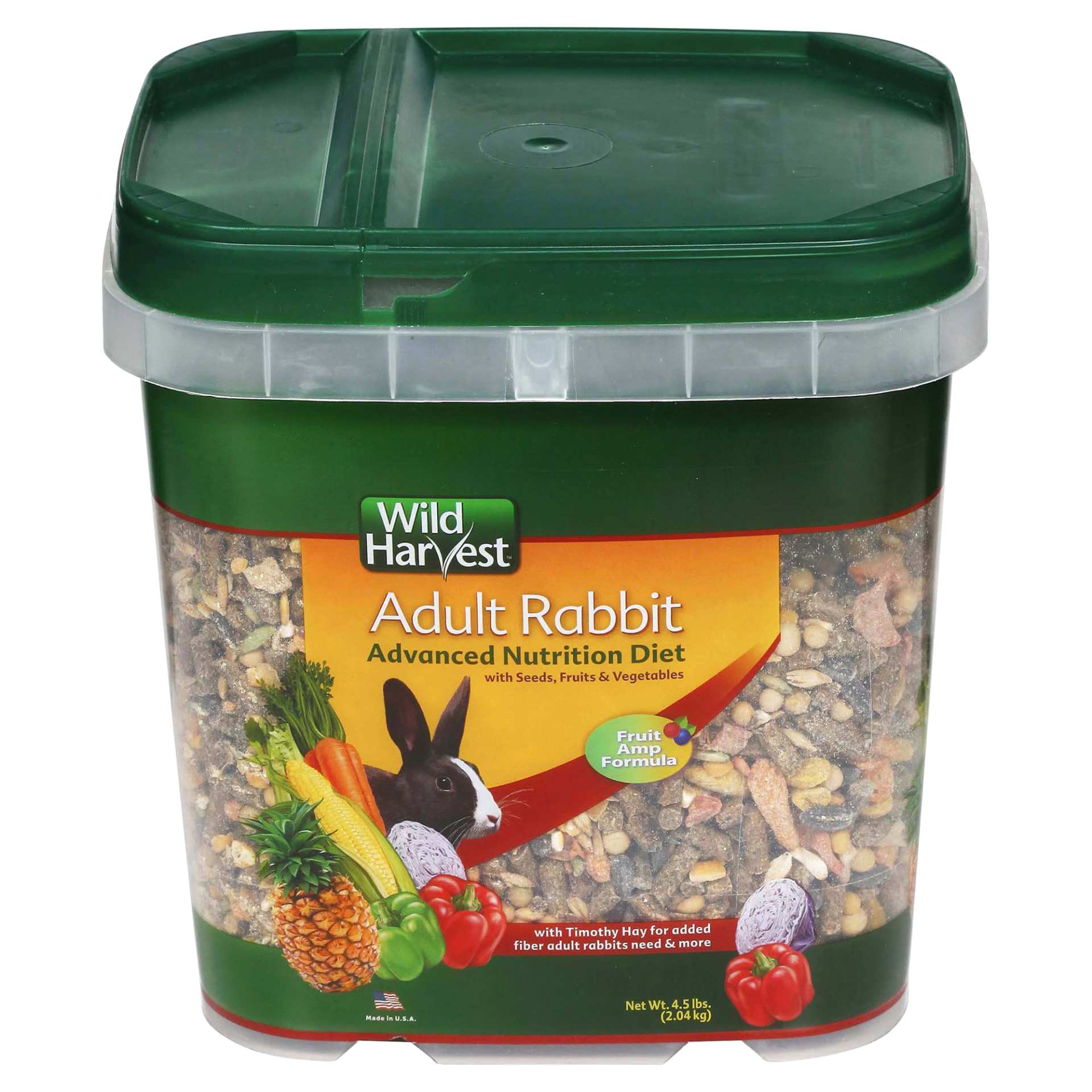 slide 1 of 6, Wild Harvest Adult Rabbit Advanced Nutrition Diet Rabbit Food, 4.5 lb