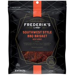 Frederik's By Meijer Southwest Style BBQ Brisket Beef Jerky