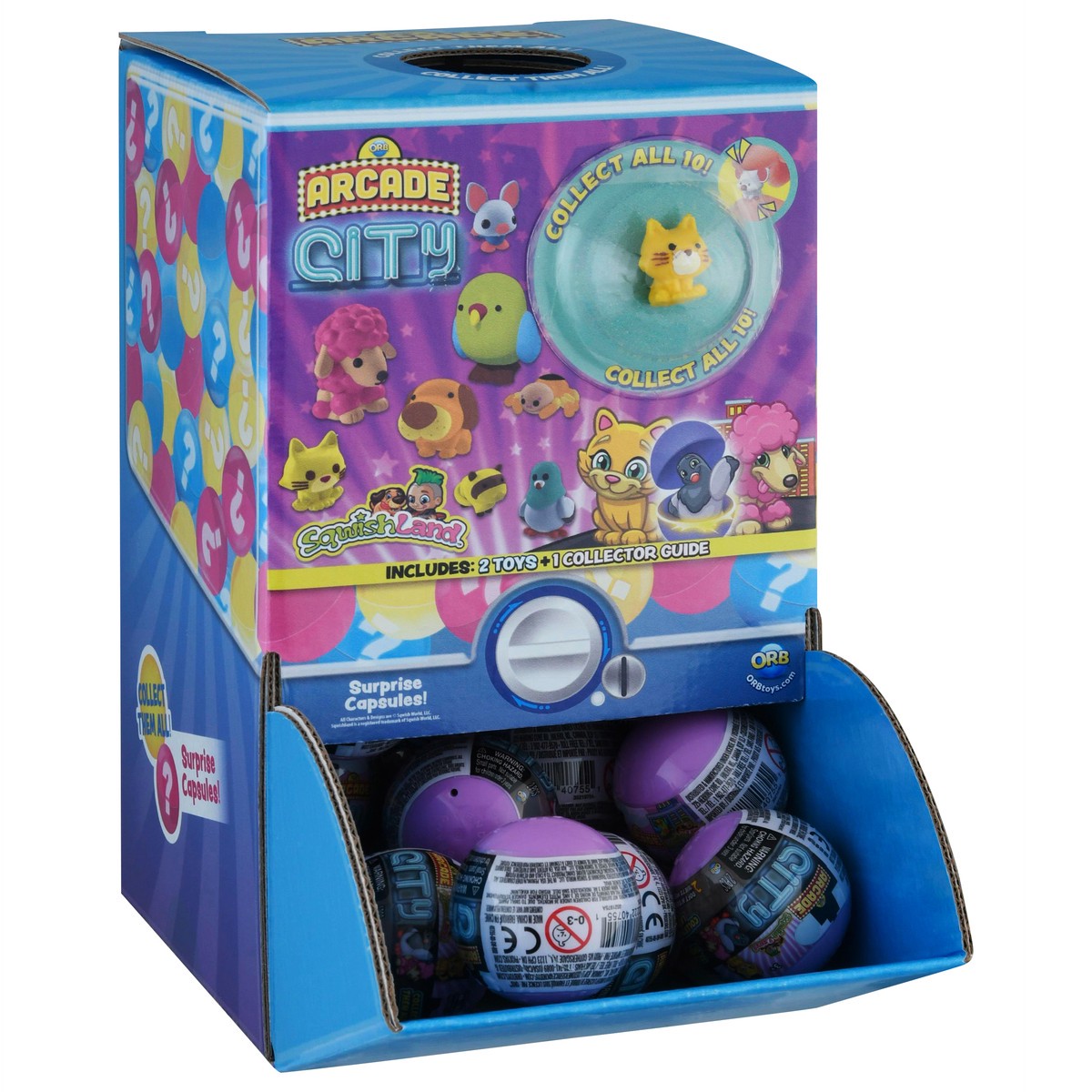 slide 4 of 9, Orb Arcade City Soft N' Squishy Toys 2 ea, 2 ct