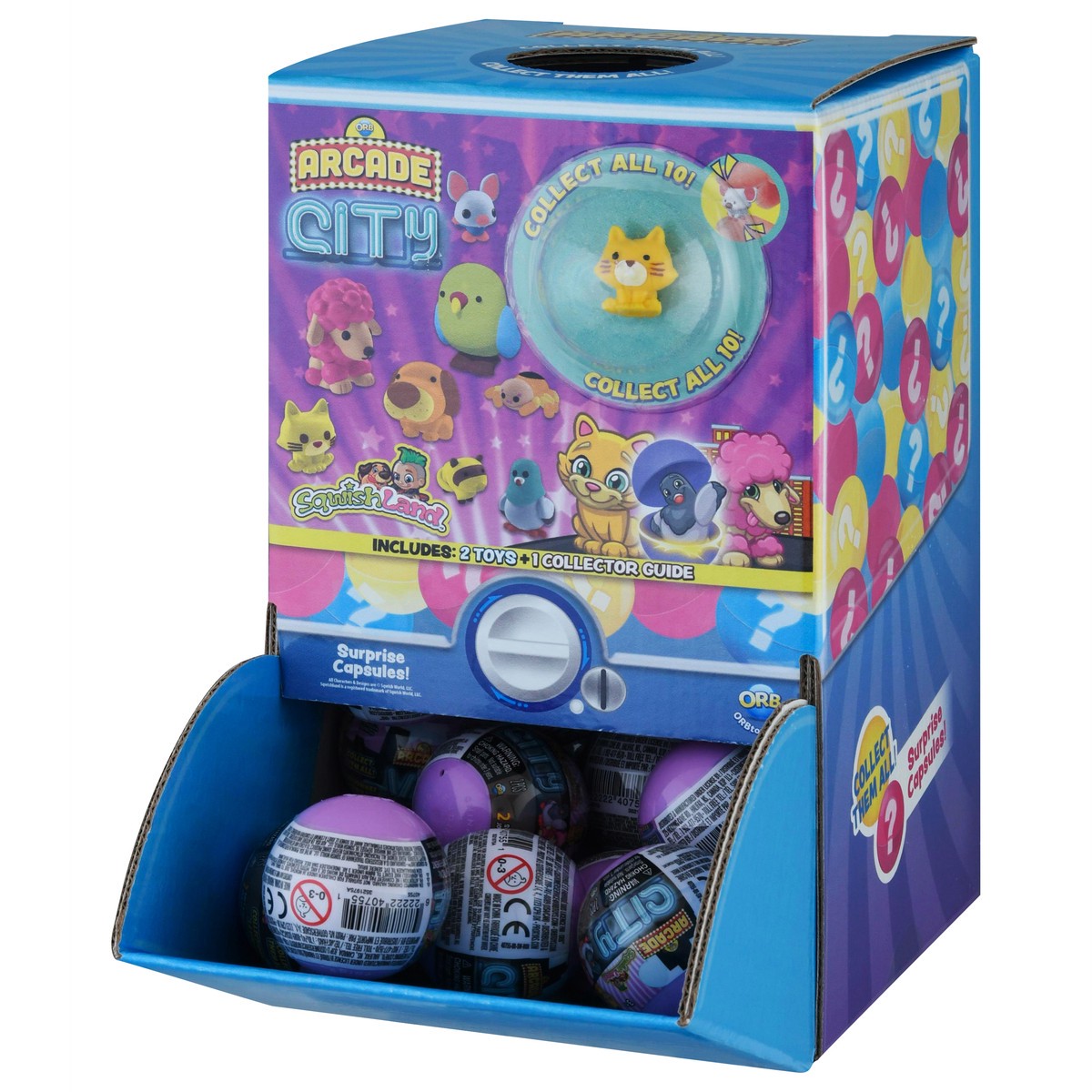 slide 3 of 9, Orb Arcade City Soft N' Squishy Toys 2 ea, 2 ct