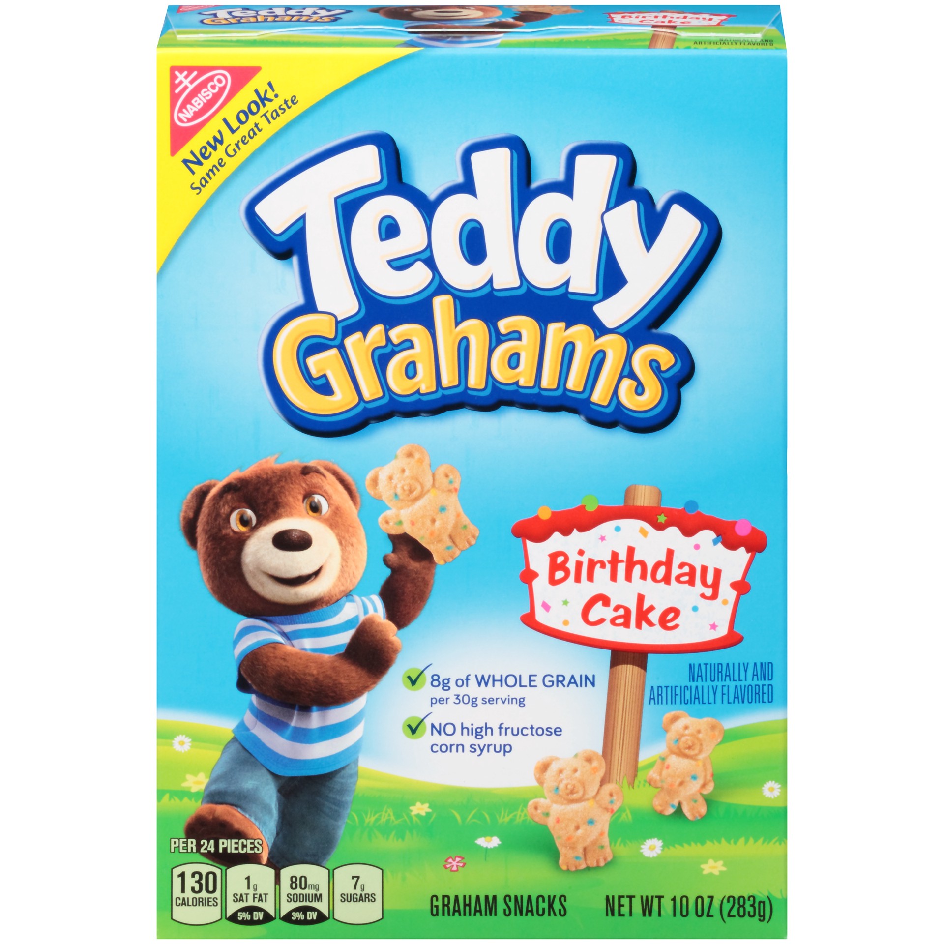 slide 1 of 5, 10Z Hm Teddy Birthday Cake, 10 oz