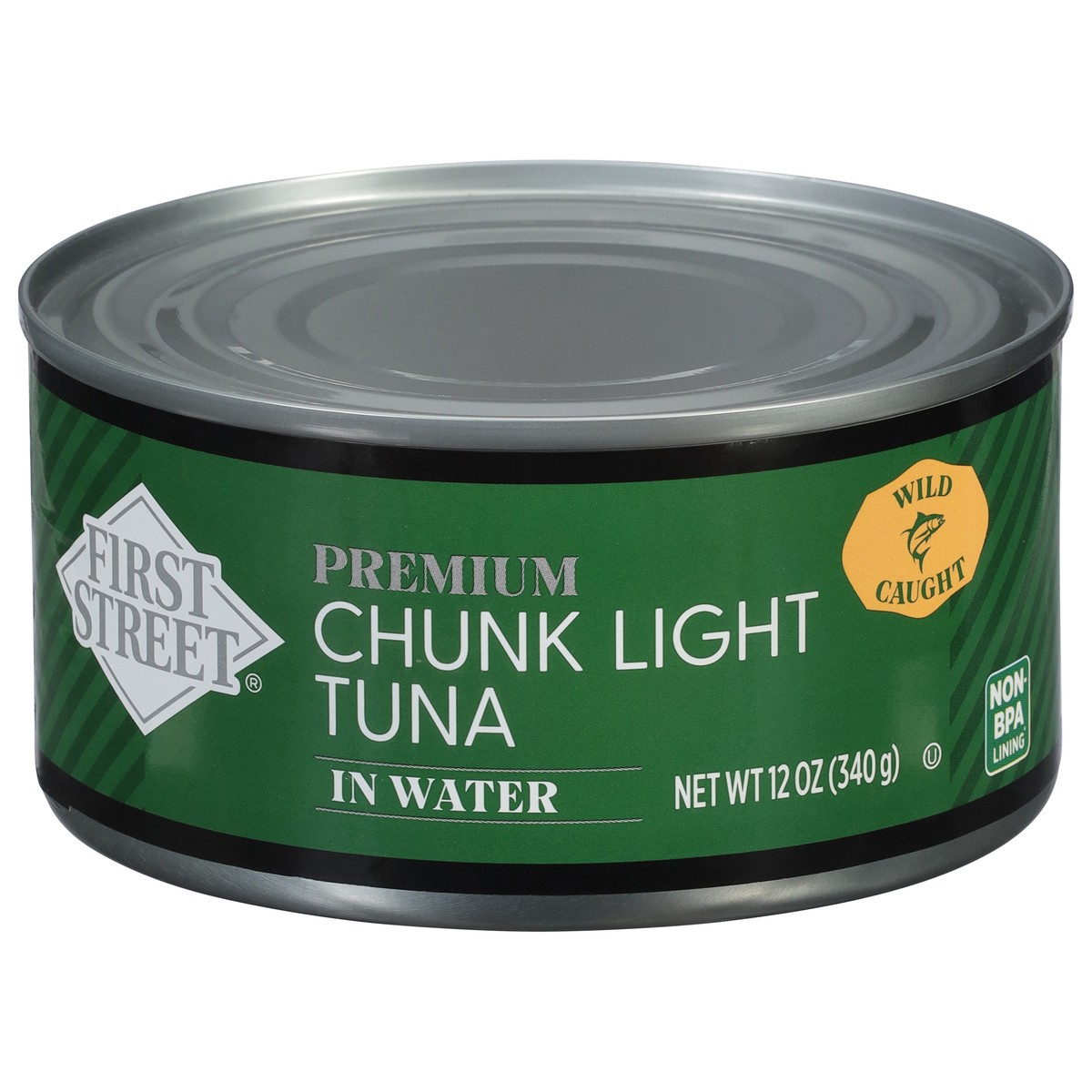 slide 1 of 6, First Street Chunk Light Tuna In Water, 12 oz