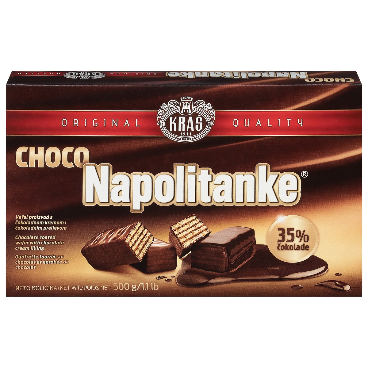 slide 12 of 14, Napolitanke Choco Wafer 1.1 lb, 1.1 lb