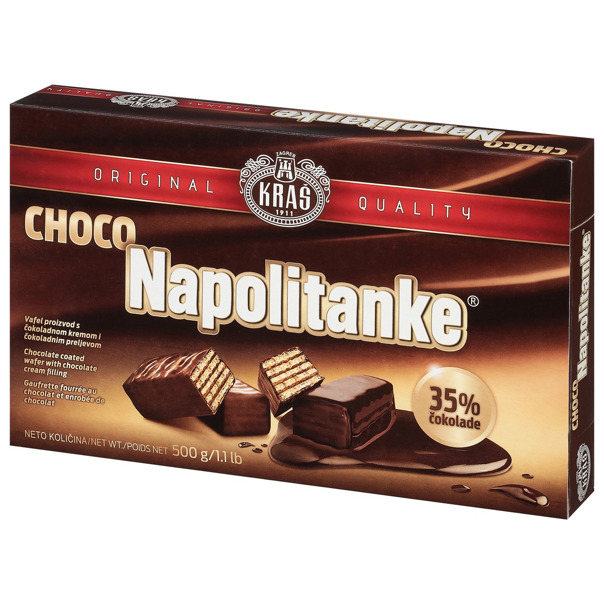 slide 3 of 14, Napolitanke Choco Wafer 1.1 lb, 1.1 lb