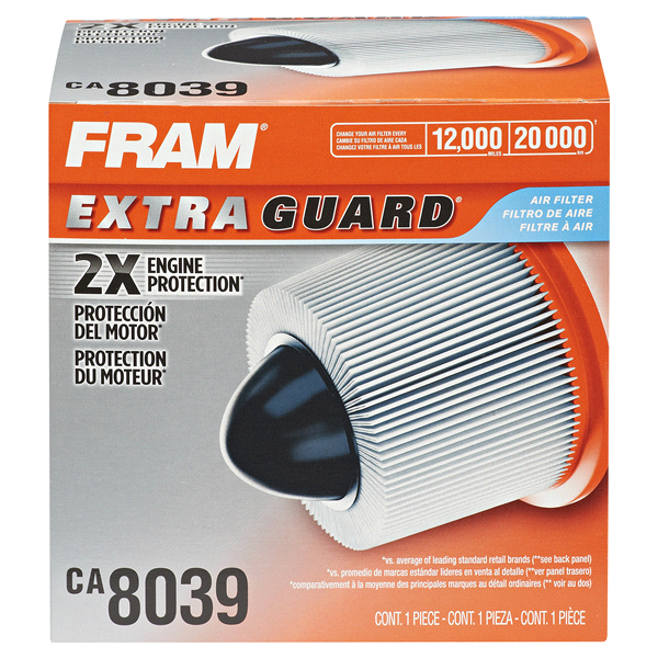 slide 1 of 5, Fram Extra Guard Air Filter CA8039, 1 ct