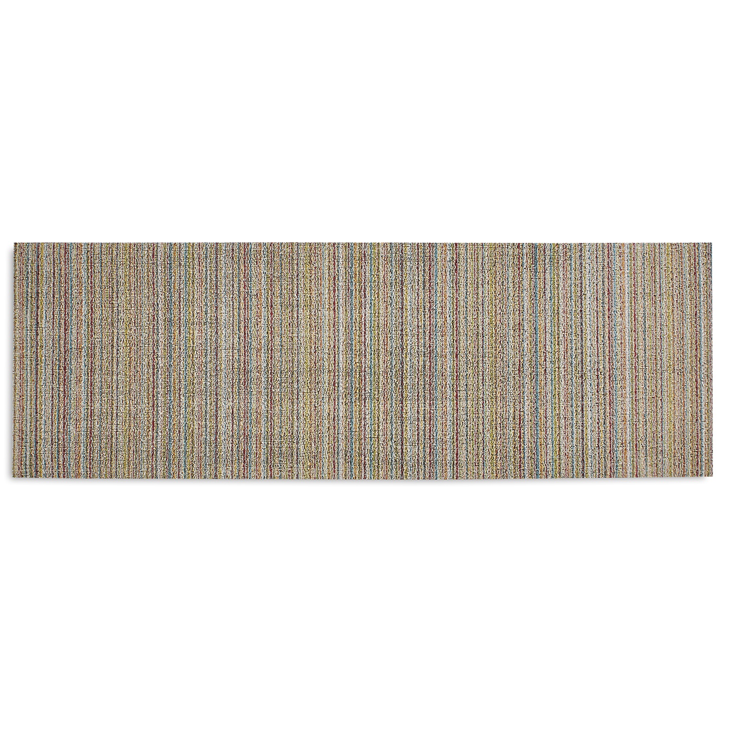 slide 1 of 1, Chilewich Skinny Stripe Shag Runner, Soft Multi-Stripe, 1 ct