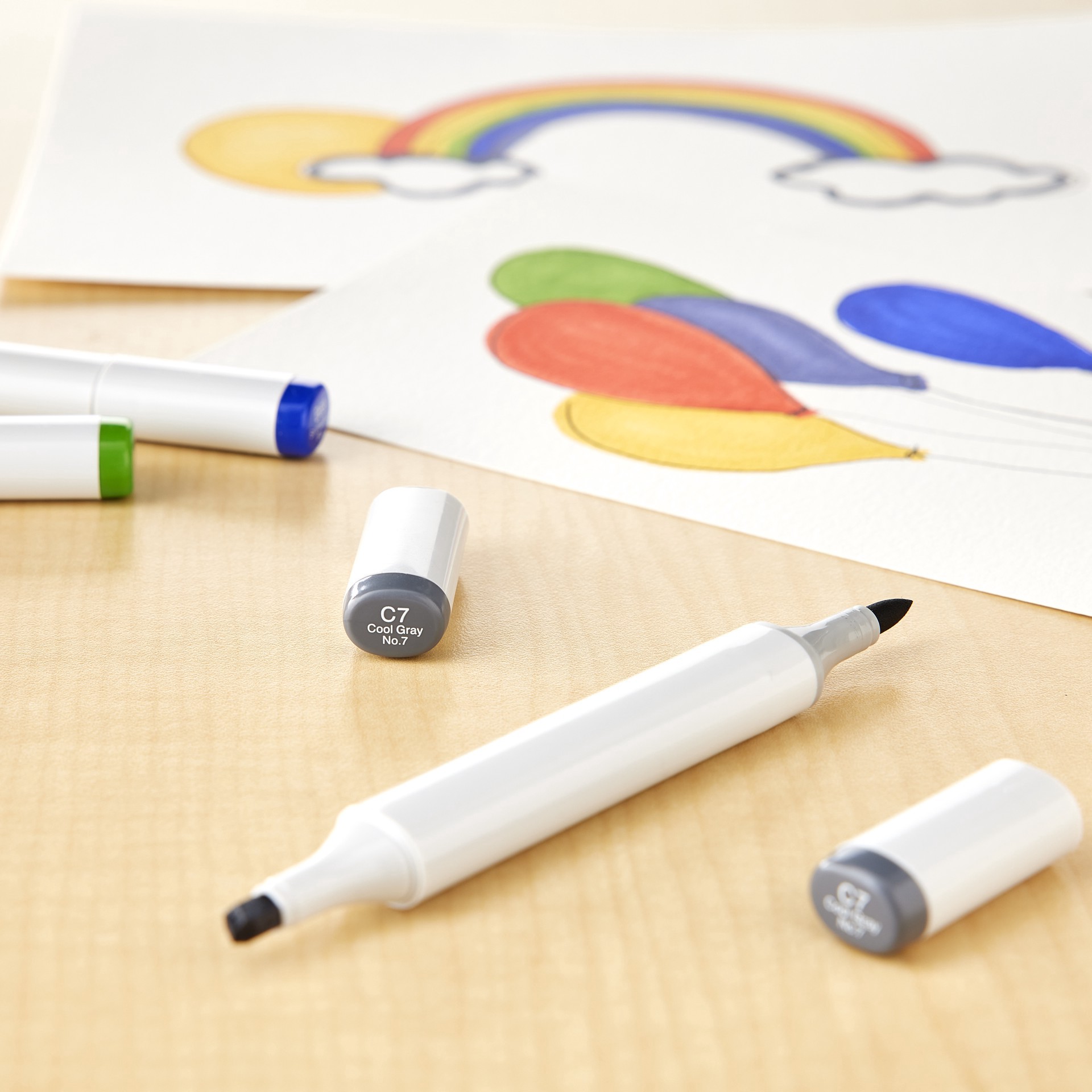 slide 2 of 2, Copic Sketch Marker, Cool Grays, 1 ct