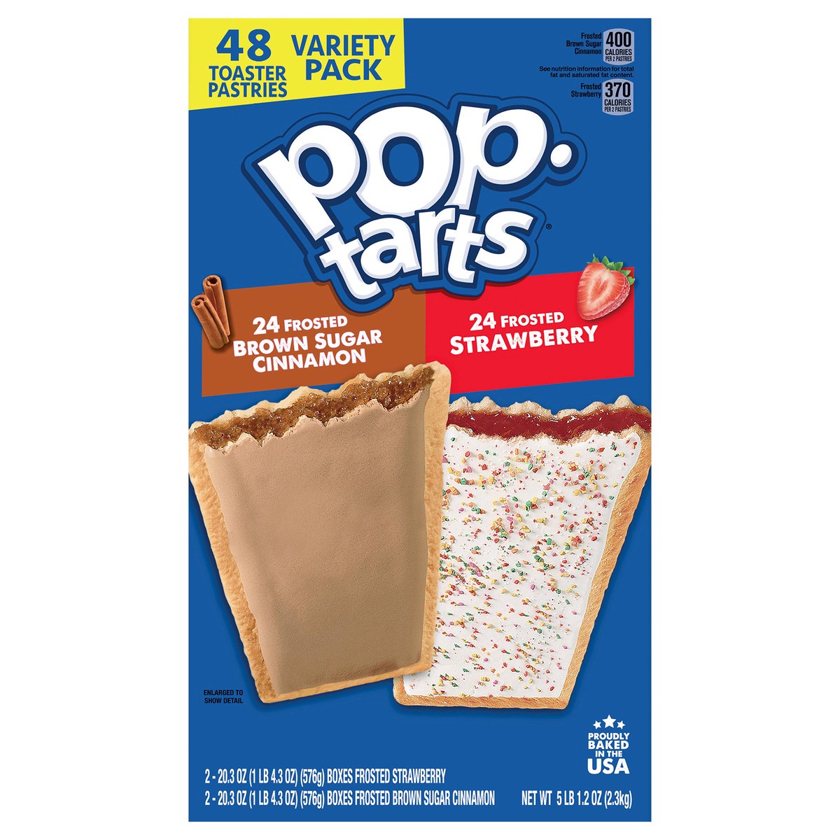 slide 12 of 14, Pop-Tarts Toaster Pastries, Variety Pack, 81.2 oz, 48 Count, 81.20 oz
