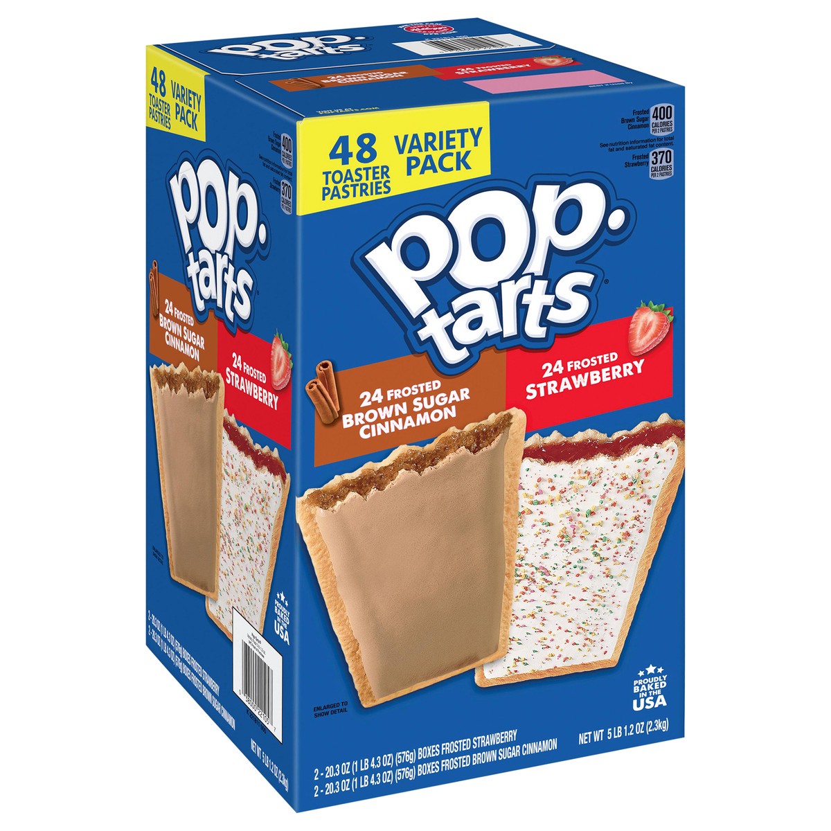 slide 2 of 14, Pop-Tarts Toaster Pastries, Breakfast Foods, Kids Snacks, Variety Pack, 81.2oz Box, 48 Pop-Tarts, 81.20 oz