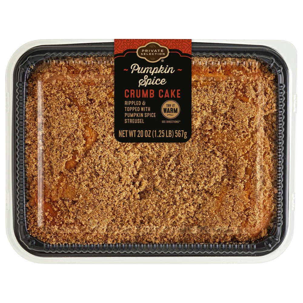 slide 1 of 2, Private Selection Pumpkin Spice Crumb Cake, 20 oz