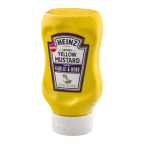 slide 1 of 1, Heinz Savory Yellow Mustard Garlic and Herb Flavor, 8 oz