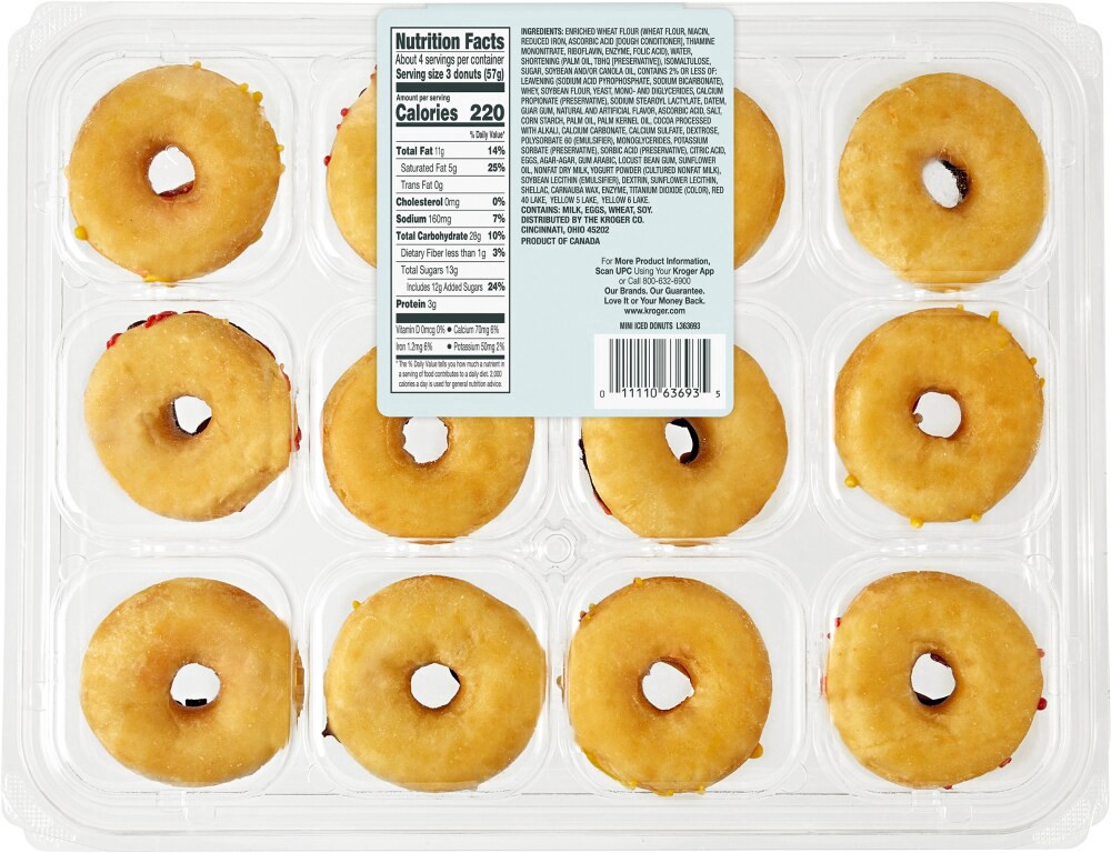 slide 3 of 5, Bakery Fresh Fall Assorted Mini Donuts, 8 oz