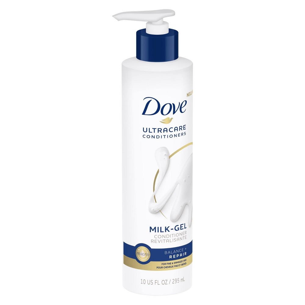 Dove UltraCare Conditioners MilkGel For Fine, Damaged Hair Balanced