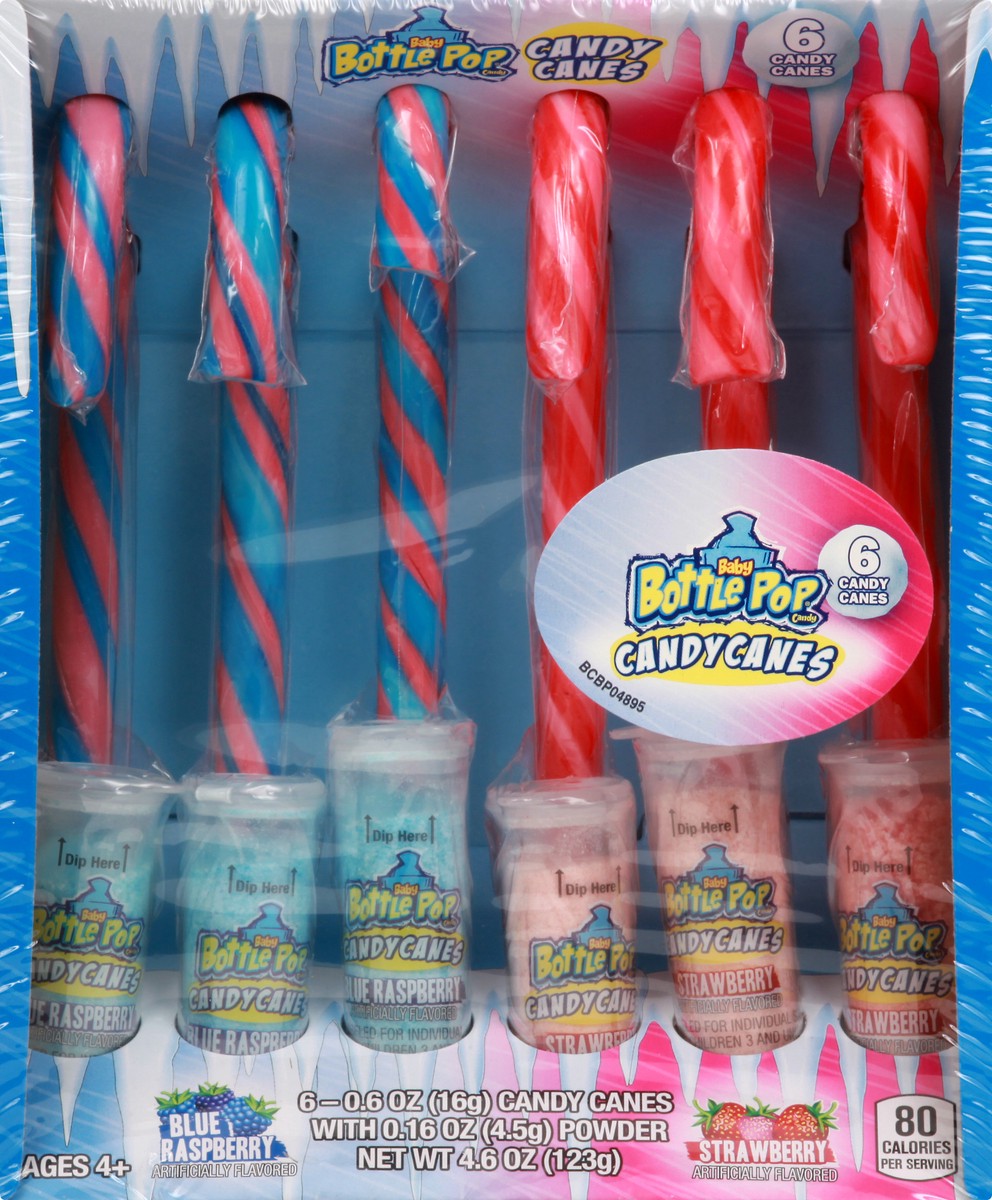 slide 9 of 13, Baby Bottle Pop Topps Candy Cane Candy, 1 ct