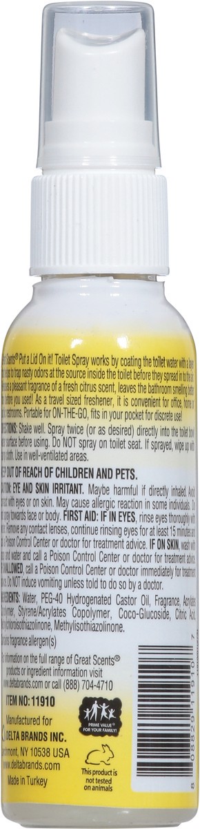 slide 7 of 9, Great Scents Pre-Poo Fresh Citrus Toilet Spray 1.85 fl oz, 1.85 fl oz