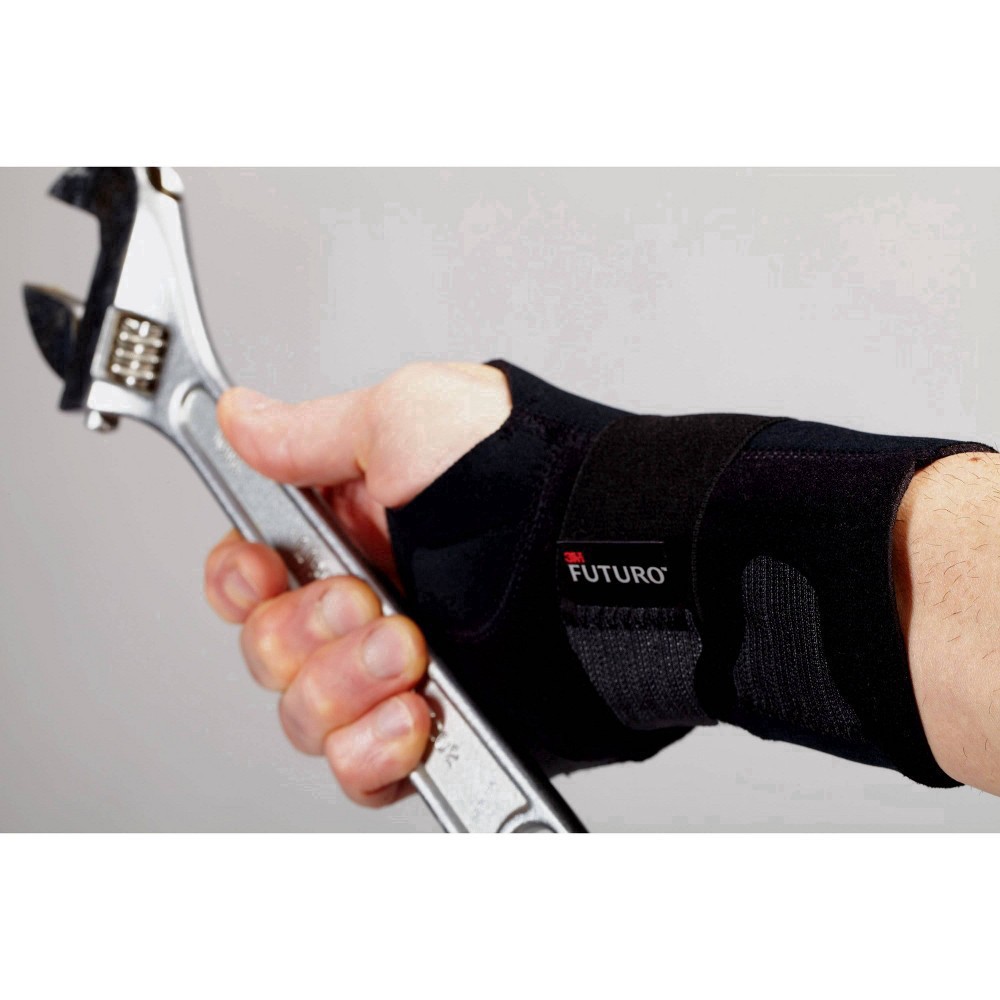 slide 24 of 37, Futuro Compression Stabilizing Wrist Brace, Left Hand, L/XL, LG/XL