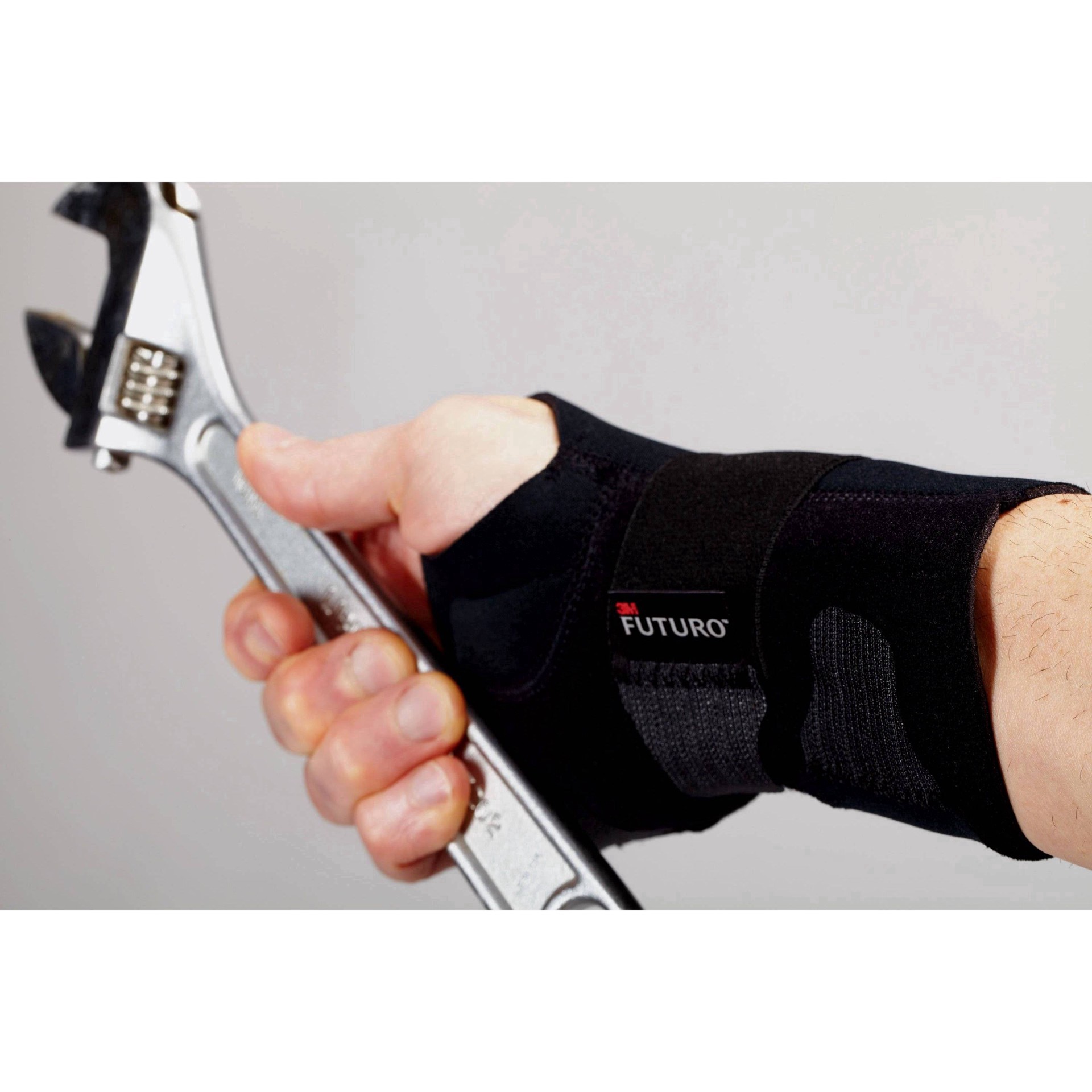 slide 31 of 37, Futuro Compression Stabilizing Wrist Brace, Left Hand, L/XL, LG/XL