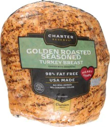Charter Reserve Premium Deli Golden Roasted Seasoned Turkey Breast 1 ea