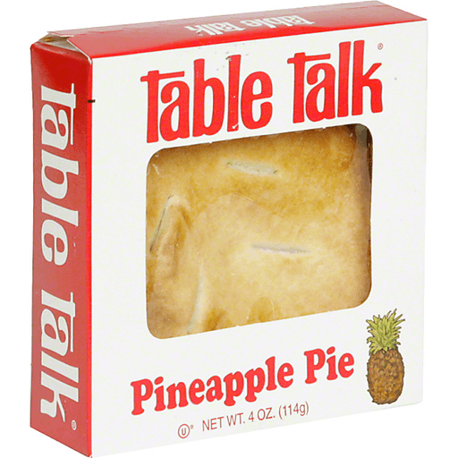 slide 1 of 1, Table Talk Pineapple Pie, 4 oz