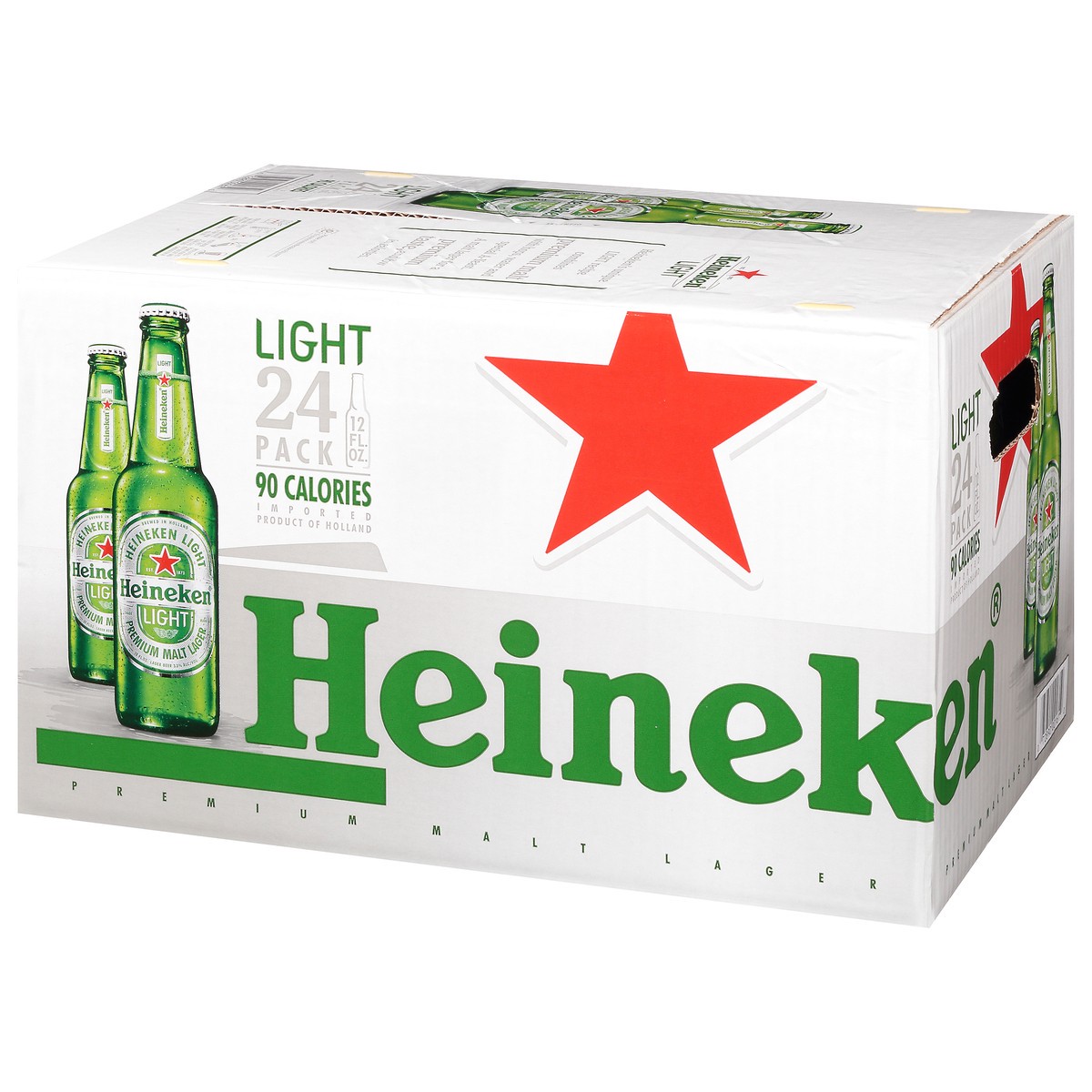 slide 8 of 10, Heineken 24 Pack Light Beer 24 - 12 fl oz Bottles, 24 ct