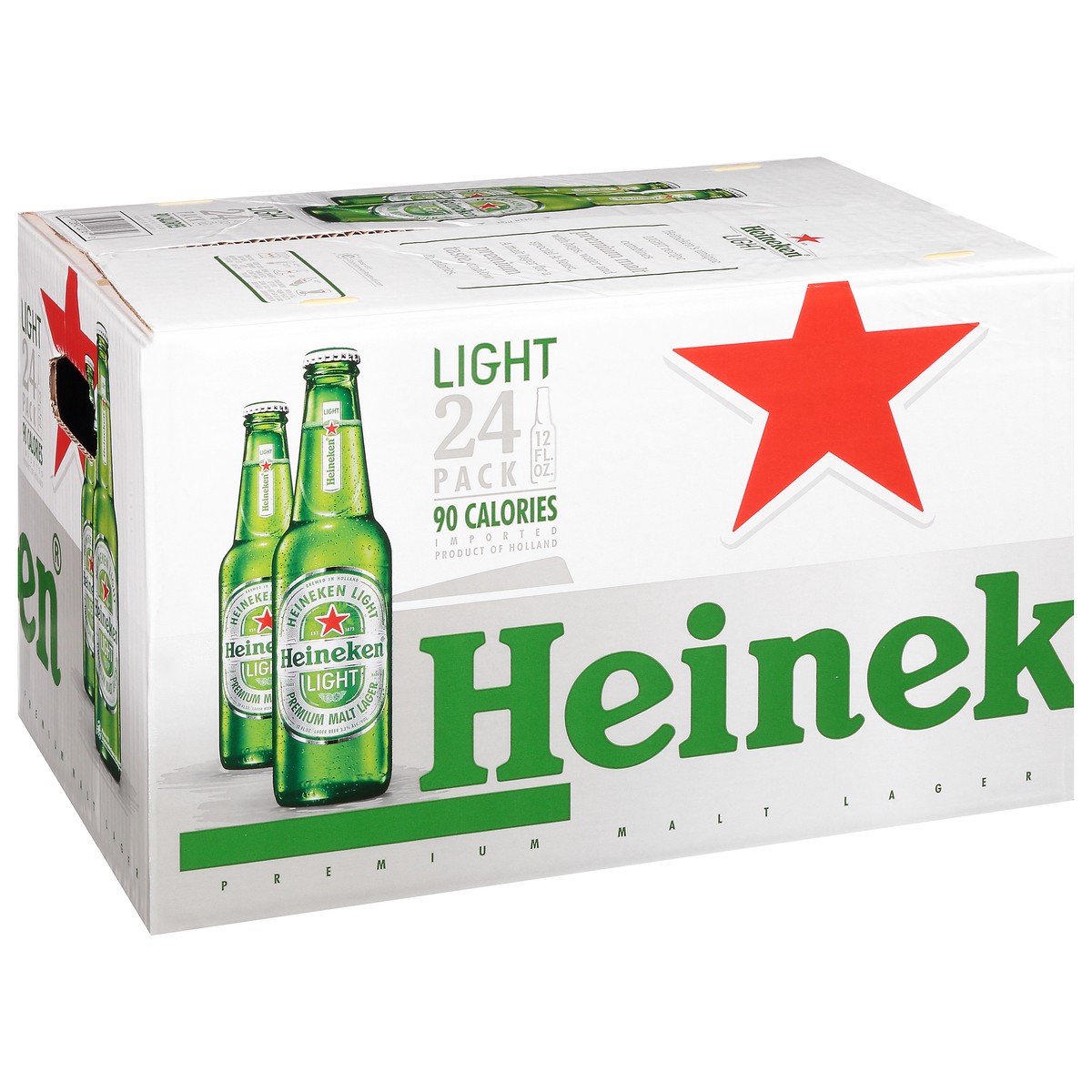 slide 7 of 10, Heineken 24 Pack Light Beer 24 - 12 fl oz Bottles, 24 ct