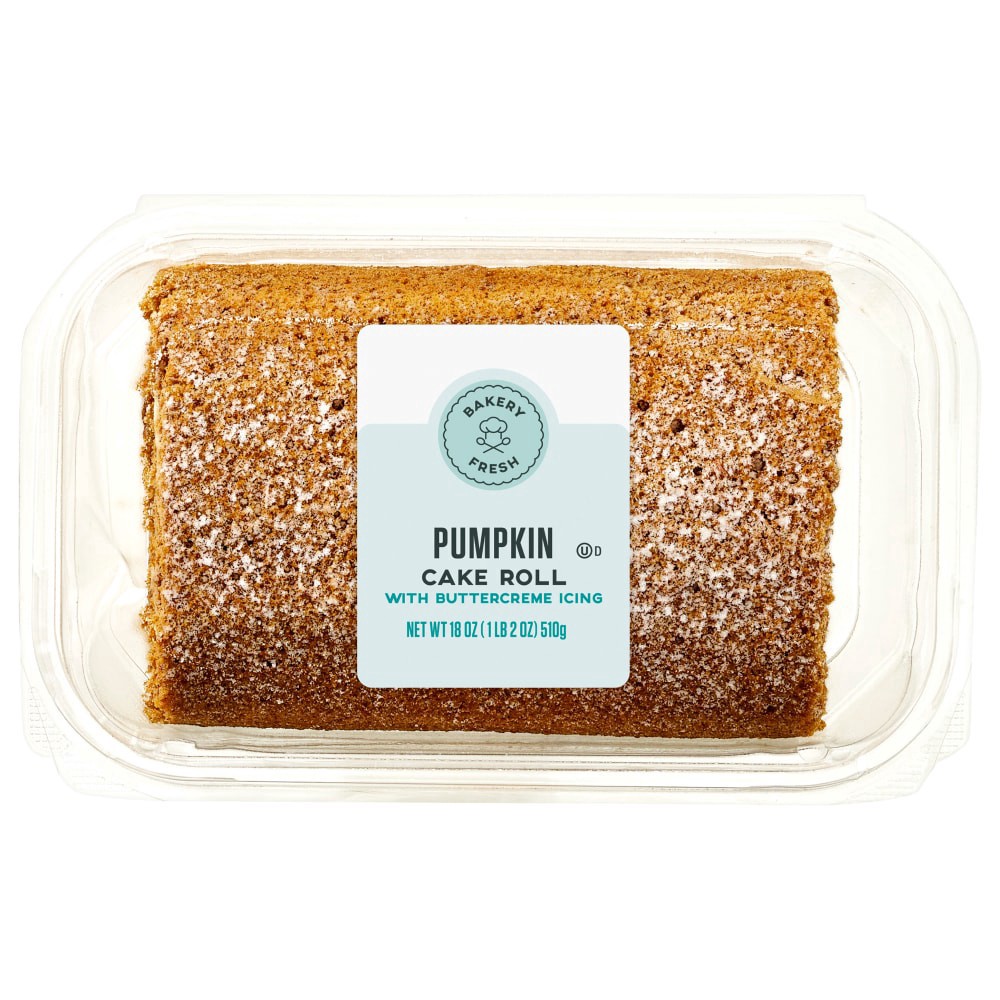 slide 2 of 2, Bakery Fresh Pumpkin Cake Roll, 18 oz