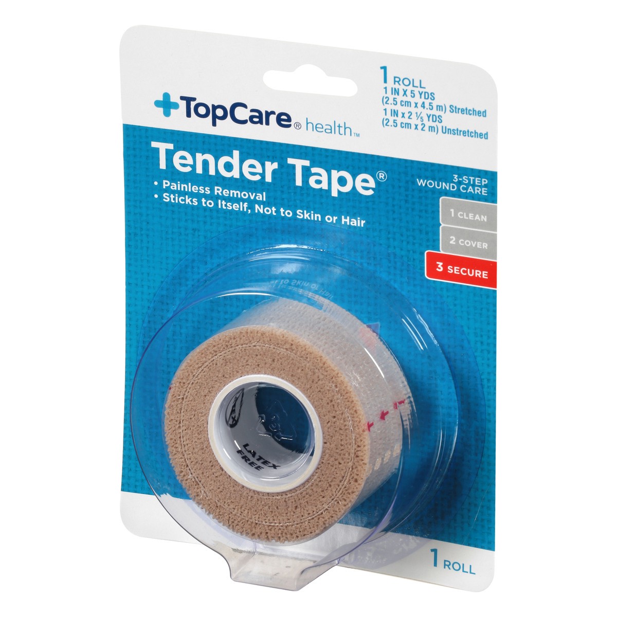 slide 2 of 9, TopCare Health Tender Tape 1 ea, 1 ct