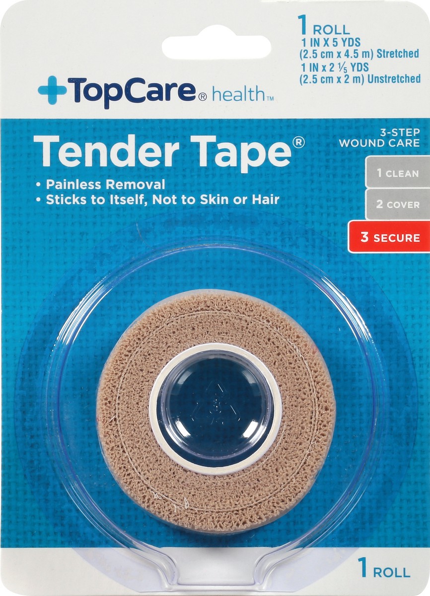 slide 5 of 9, TopCare Health Tender Tape 1 ea, 1 ct