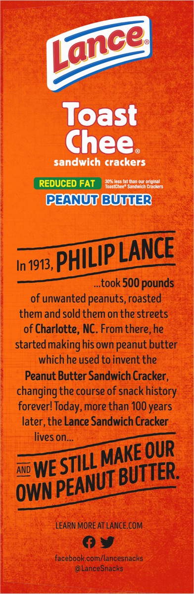 slide 6 of 11, Lance Sandwich Crackers, 11 oz