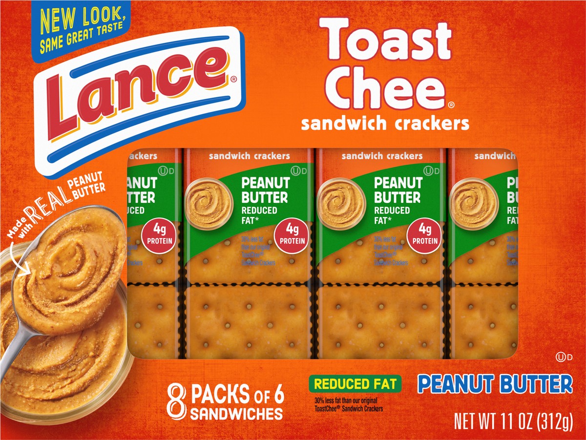 slide 3 of 11, Lance Sandwich Crackers, 11 oz