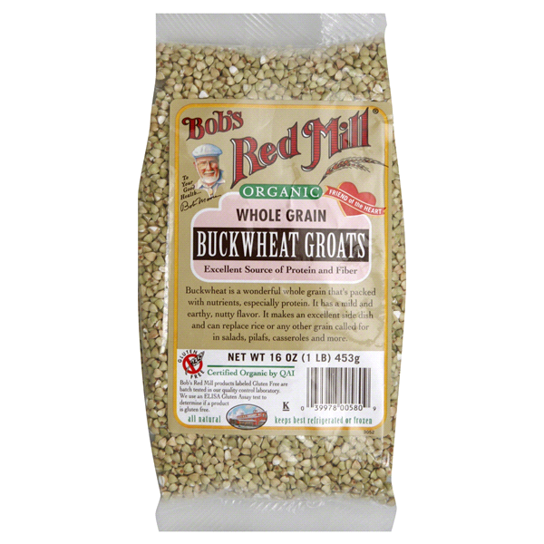 slide 1 of 1, Bob's Red Mill Organic Whole Grain Buckwheat, 16 oz