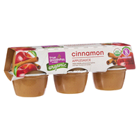 slide 5 of 17, True Goodness Organic Cinnamon Applesauce, 6 ct