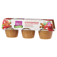 slide 9 of 17, True Goodness Organic Cinnamon Applesauce, 6 ct