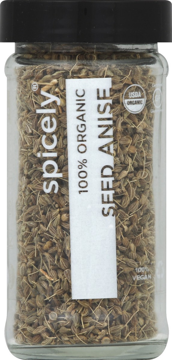 slide 1 of 2, Spicely Organic Spices Anise, Seed,100% Organic, 1.4 oz