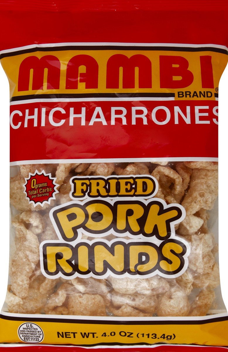 slide 1 of 6, Mambi Pork Rinds 4 oz, 4 oz