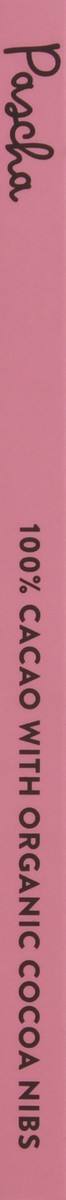 slide 8 of 14, Pascha Dark Chocolate Bar Cacao Nibs, 2.82 oz