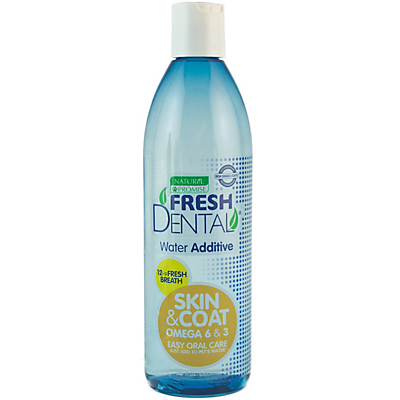 slide 1 of 1, Naturel Promise Fresh Dental Water Additive Skin & Coat, 18 fl oz