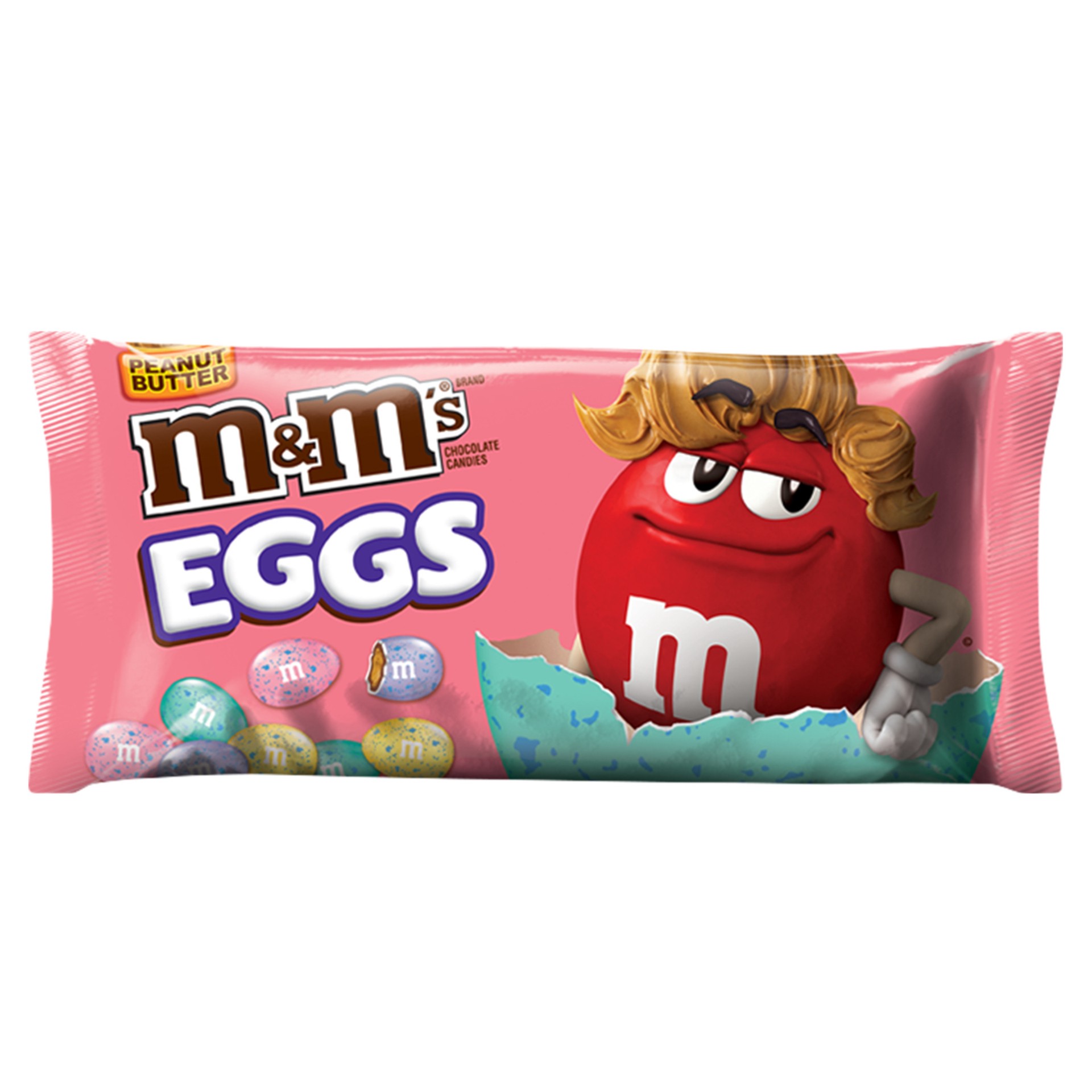 slide 1 of 3, M&M's Easter Peanut Butter Chocolate Candy Speckled Eggs 9.9-Ounce Bag, 9.9 oz