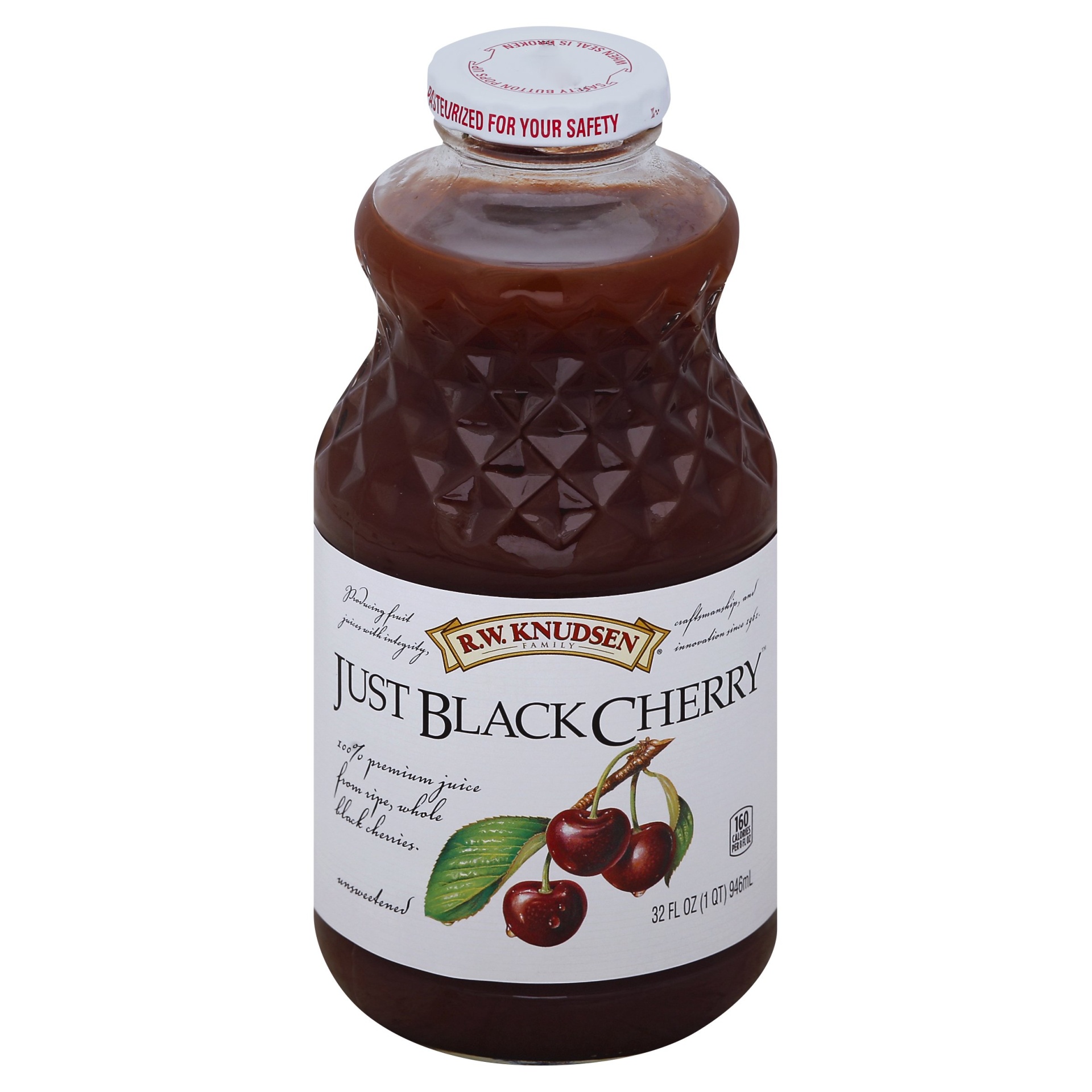 slide 1 of 4, Rw Knudsen Just Black Cherry Juice, 32 oz