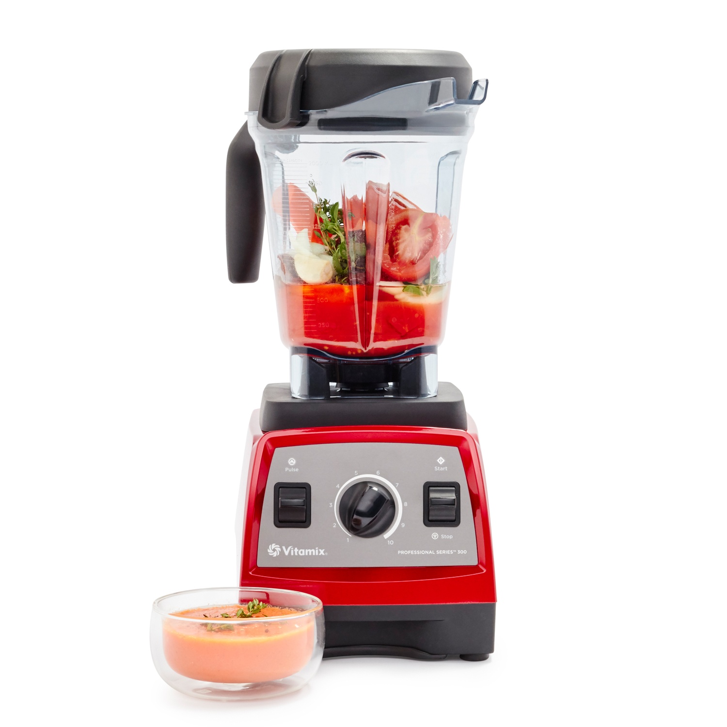 slide 1 of 1, Vitamix Candy Apple Red Pro 300 Series Blender, Candy Apple Red, 1 ct