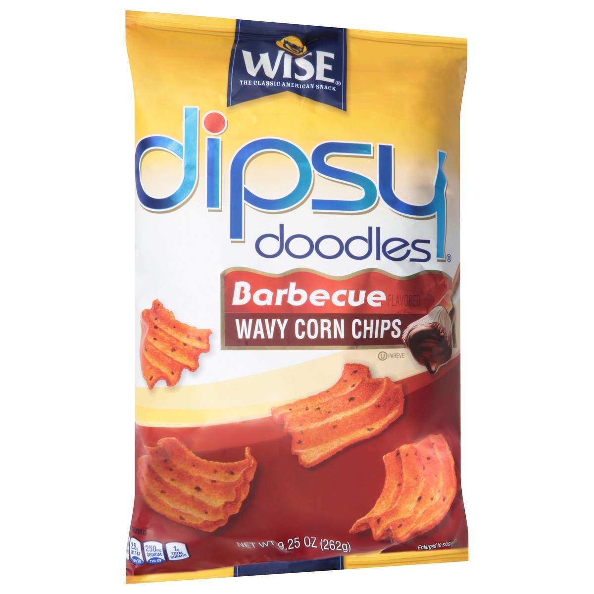 slide 5 of 14, Wise Dipsy Doodles Wavy Barbecue Corn Chips 9.25 oz, 9.25 oz