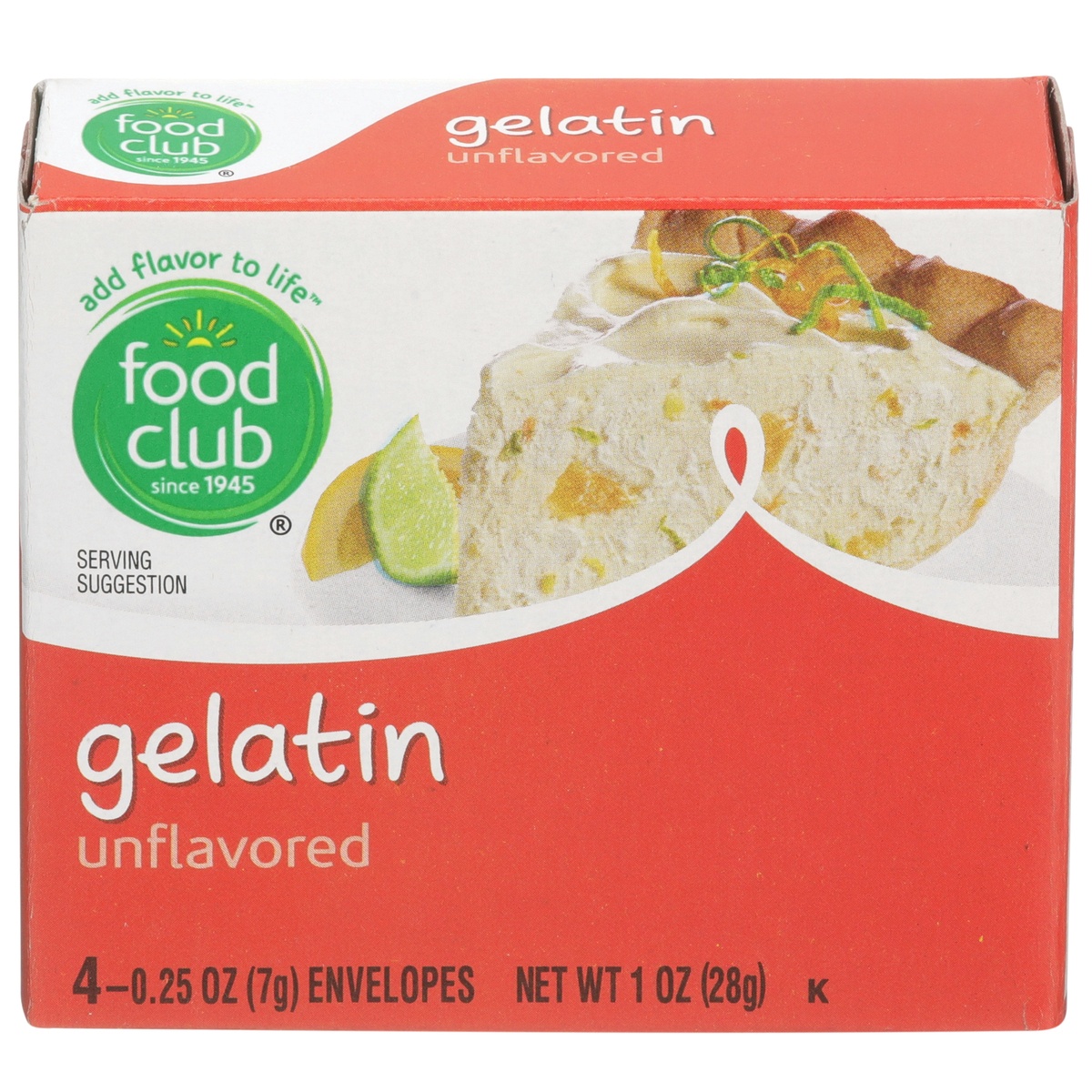 slide 1 of 6, Food Club Unflavored Gelatin, 1 oz